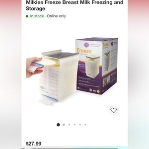 Milkies freeze storage
